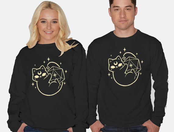Cute Magical Black Cat D20