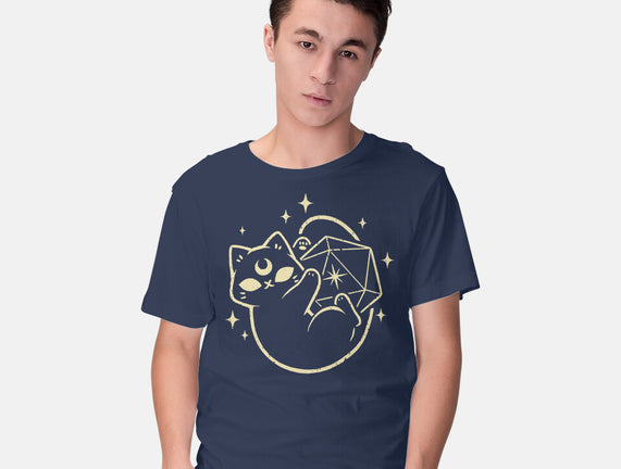 Cute Magical Black Cat D20