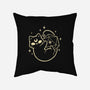 Cute Magical Black Cat D20-None-Removable Cover w Insert-Throw Pillow-xMorfina