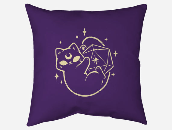 Cute Magical Black Cat D20