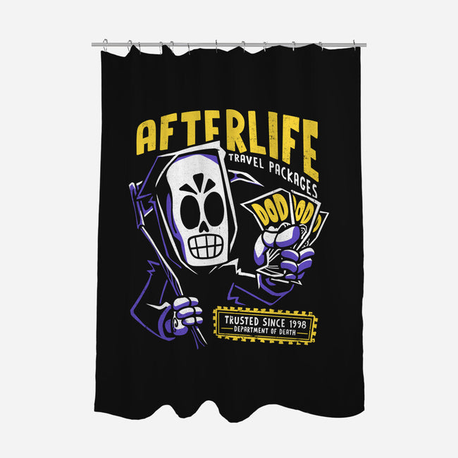Afterlife Tickets-None-Polyester-Shower Curtain-estudiofitas