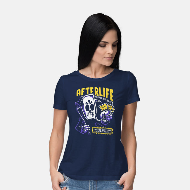 Afterlife Tickets-Womens-Basic-Tee-estudiofitas