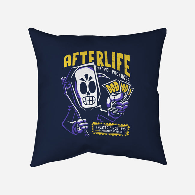 Afterlife Tickets-None-Removable Cover w Insert-Throw Pillow-estudiofitas