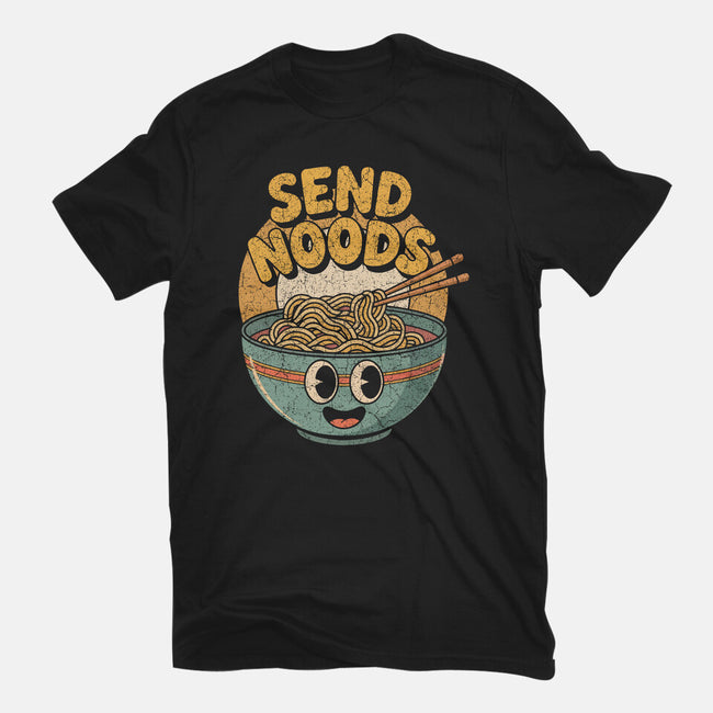 Send Noods Retro-Unisex-Basic-Tee-RoboMega
