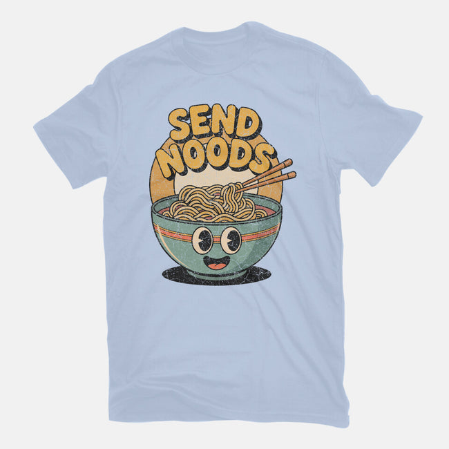 Send Noods Retro-Womens-Fitted-Tee-RoboMega