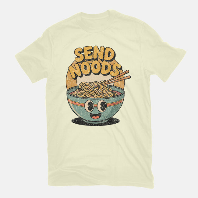 Send Noods Retro-Mens-Basic-Tee-RoboMega