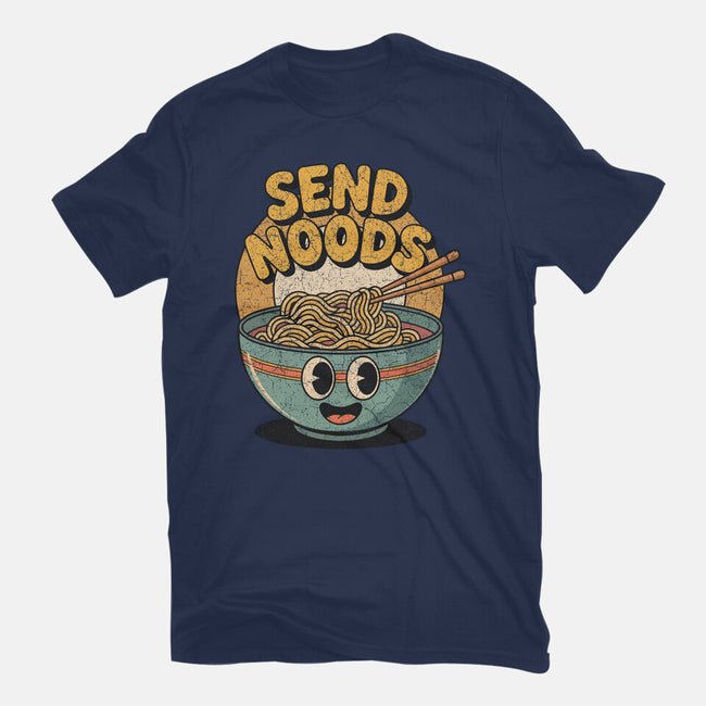 Send Noods Retro-Womens-Basic-Tee-RoboMega