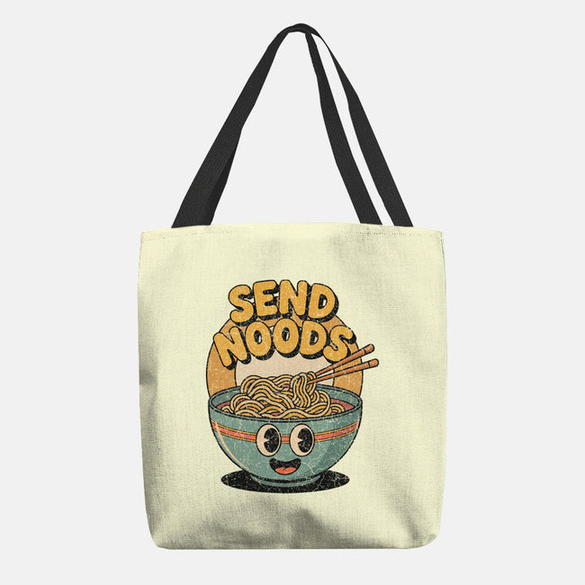 Send Noods Retro-None-Basic Tote-Bag-RoboMega