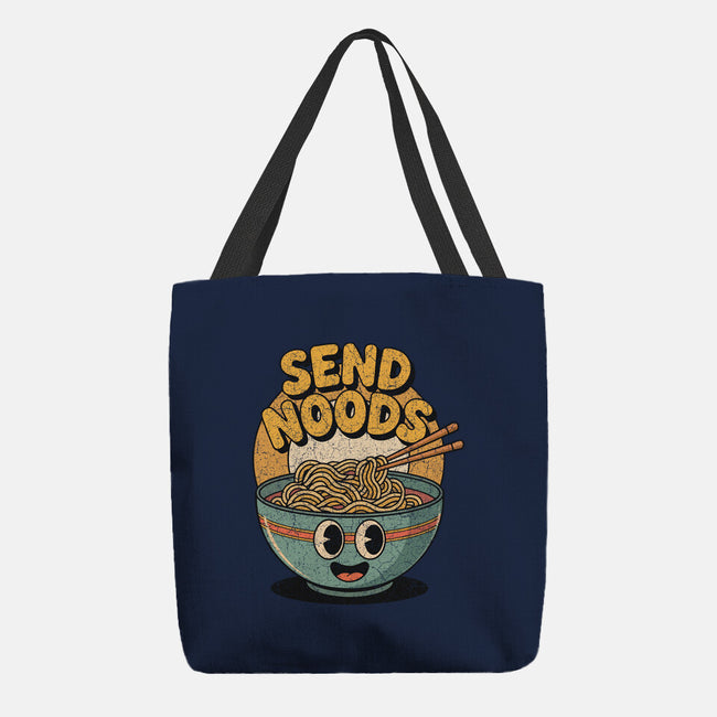 Send Noods Retro-None-Basic Tote-Bag-RoboMega