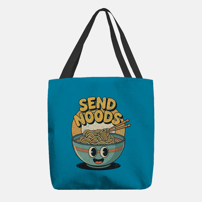 Send Noods Retro-None-Basic Tote-Bag-RoboMega