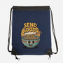 Send Noods Retro-None-Drawstring-Bag-RoboMega