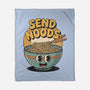 Send Noods Retro-None-Fleece-Blanket-RoboMega