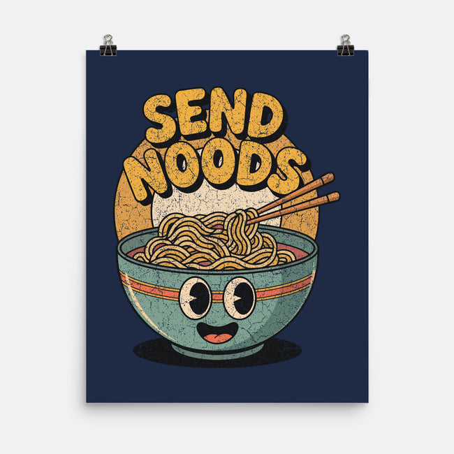 Send Noods Retro-None-Matte-Poster-RoboMega