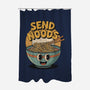 Send Noods Retro-None-Polyester-Shower Curtain-RoboMega