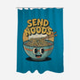 Send Noods Retro-None-Polyester-Shower Curtain-RoboMega