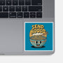 Send Noods Retro-None-Glossy-Sticker-RoboMega