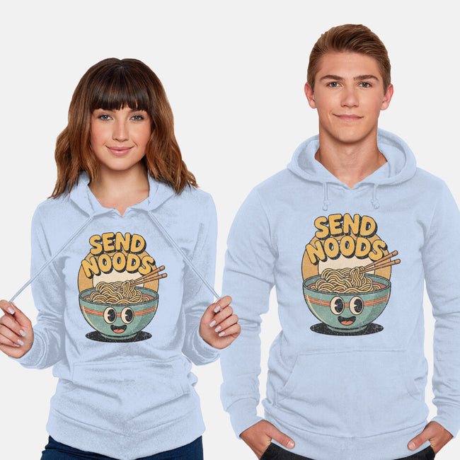 Send Noods Retro-Unisex-Pullover-Sweatshirt-RoboMega