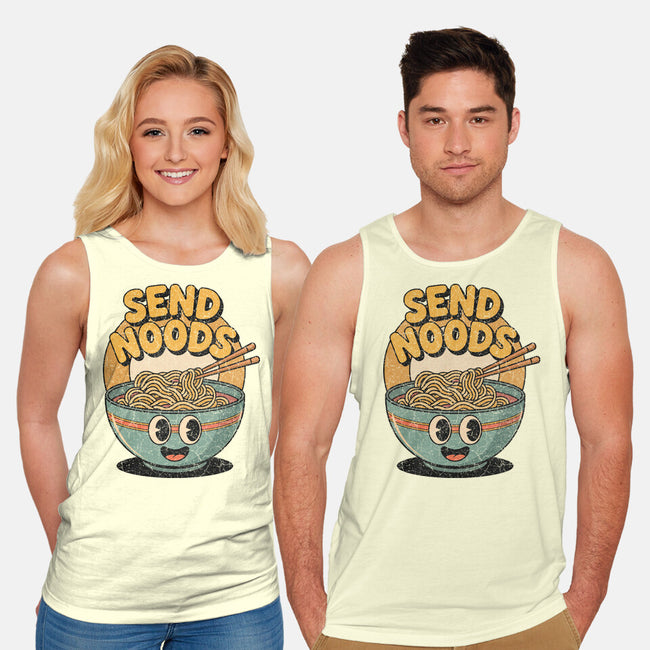 Send Noods Retro-Unisex-Basic-Tank-RoboMega
