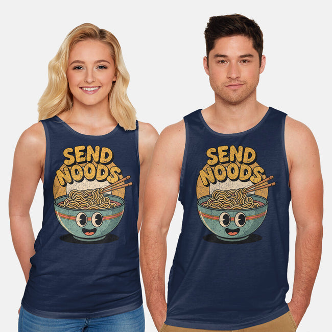 Send Noods Retro-Unisex-Basic-Tank-RoboMega