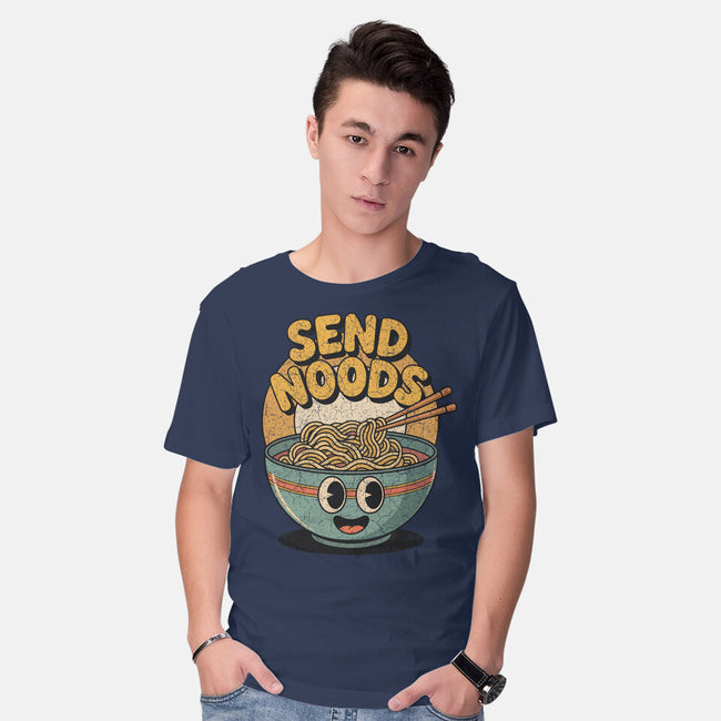Send Noods Retro-Mens-Basic-Tee-RoboMega