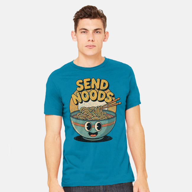 Send Noods Retro-Mens-Heavyweight-Tee-RoboMega