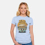 Send Noods Retro-Womens-Fitted-Tee-RoboMega