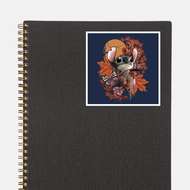 Alien To The Autumn Moonlight-None-Glossy-Sticker-fanfabio
