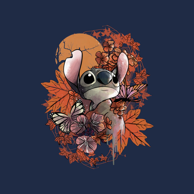 Alien To The Autumn Moonlight-Womens-Basic-Tee-fanfabio