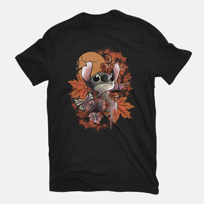 Alien To The Autumn Moonlight-Mens-Heavyweight-Tee-fanfabio