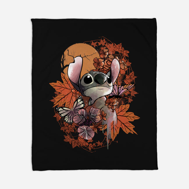 Alien To The Autumn Moonlight-None-Fleece-Blanket-fanfabio