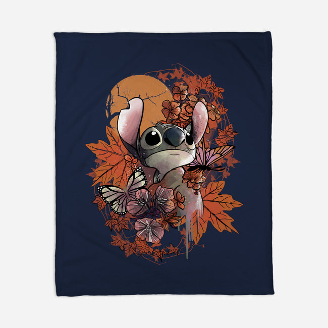 Alien To The Autumn Moonlight-None-Fleece-Blanket-fanfabio