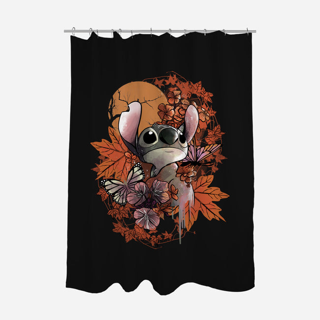 Alien To The Autumn Moonlight-None-Polyester-Shower Curtain-fanfabio