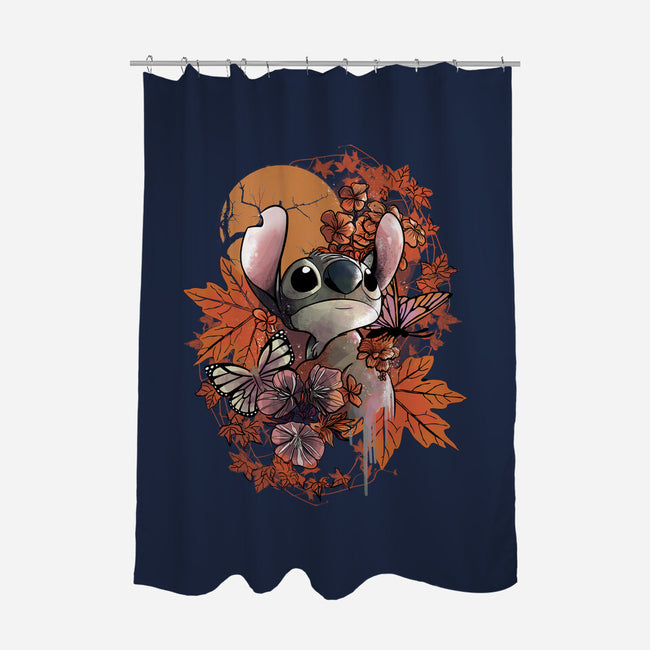 Alien To The Autumn Moonlight-None-Polyester-Shower Curtain-fanfabio