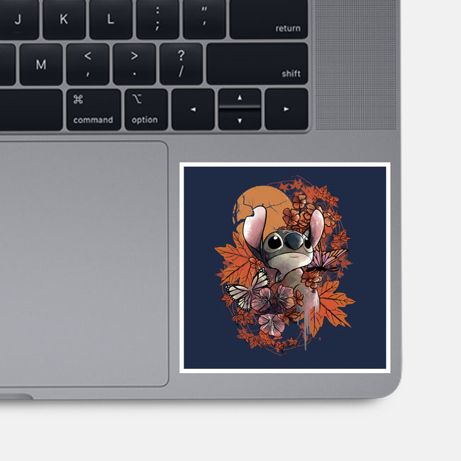 Alien To The Autumn Moonlight-None-Glossy-Sticker-fanfabio