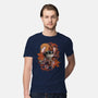 Alien To The Autumn Moonlight-Mens-Premium-Tee-fanfabio