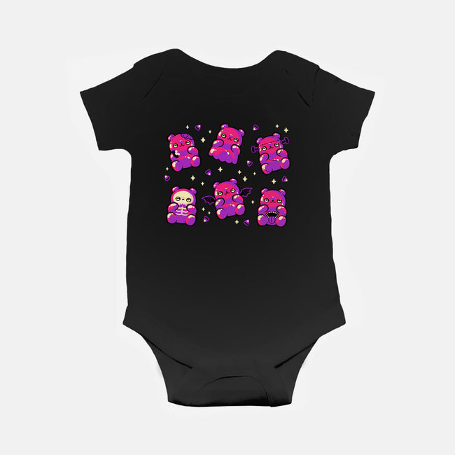 Halloween Gummy Bears-Baby-Basic-Onesie-xMorfina