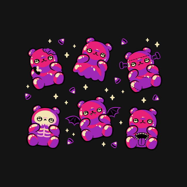 Halloween Gummy Bears-Womens-Fitted-Tee-xMorfina