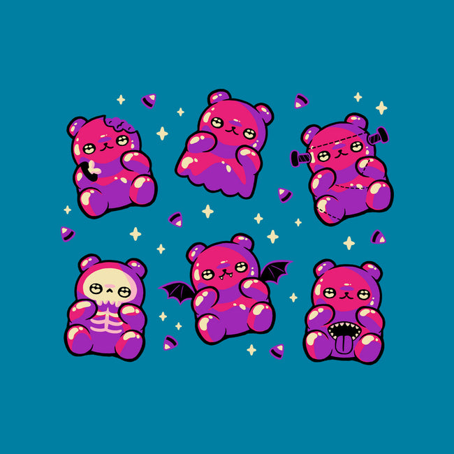 Halloween Gummy Bears-Womens-Fitted-Tee-xMorfina