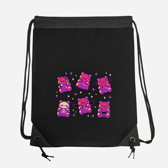 Halloween Gummy Bears-None-Drawstring-Bag-xMorfina