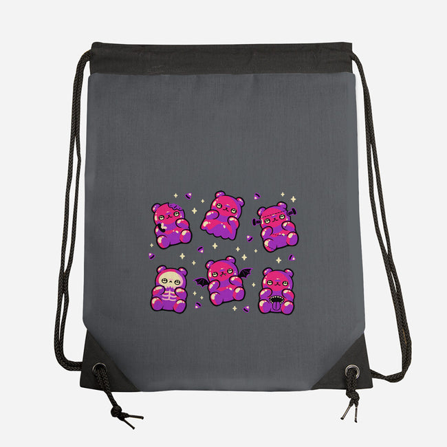 Halloween Gummy Bears-None-Drawstring-Bag-xMorfina
