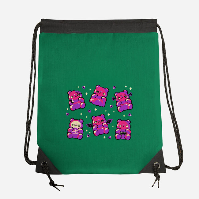 Halloween Gummy Bears-None-Drawstring-Bag-xMorfina