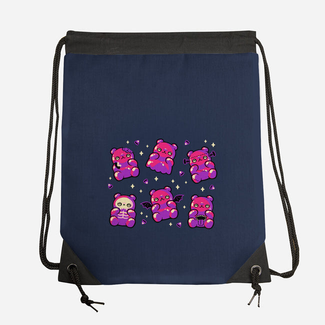 Halloween Gummy Bears-None-Drawstring-Bag-xMorfina