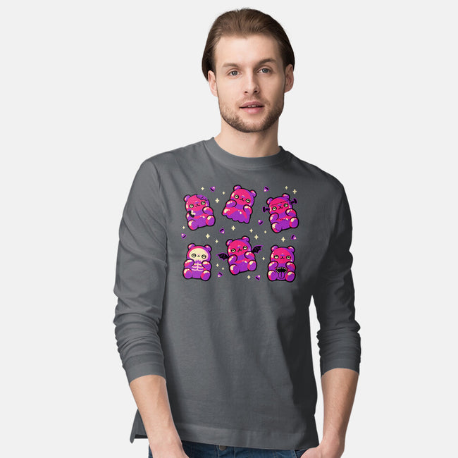 Halloween Gummy Bears-Mens-Long Sleeved-Tee-xMorfina