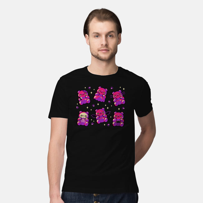 Halloween Gummy Bears-Mens-Premium-Tee-xMorfina