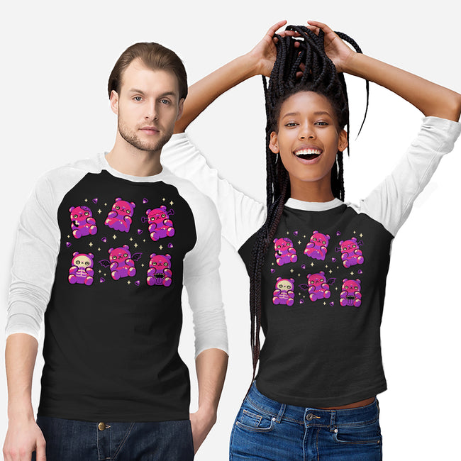 Halloween Gummy Bears-Unisex-Baseball-Tee-xMorfina