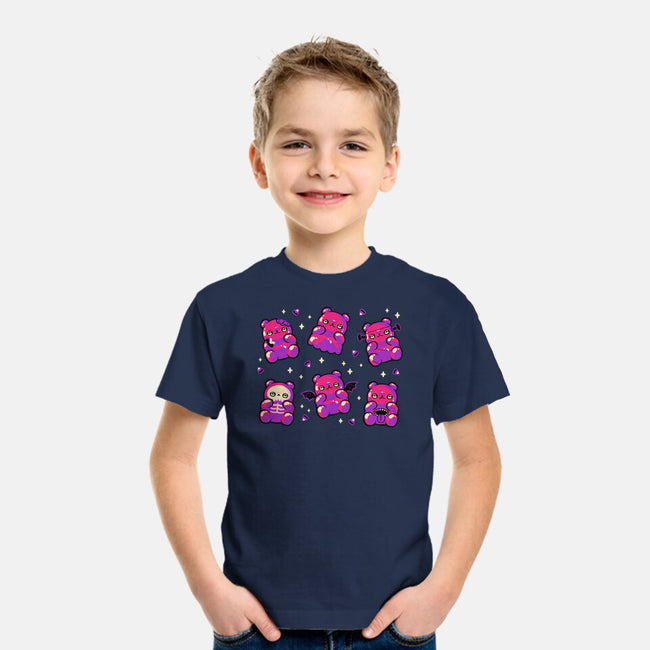 Halloween Gummy Bears-Youth-Basic-Tee-xMorfina