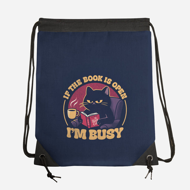 I'm Busy-None-Drawstring-Bag-Popnotic