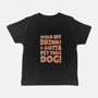Hold My Drink I Gotta Pet This Dog-Baby-Basic-Tee-koalastudio