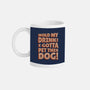 Hold My Drink I Gotta Pet This Dog-None-Mug-Drinkware-koalastudio