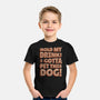 Hold My Drink I Gotta Pet This Dog-Youth-Basic-Tee-koalastudio
